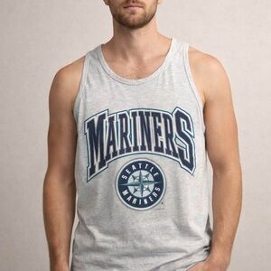 Vintage 1997 Seattle Mariners Tank Top – MLB – Gray – Size L